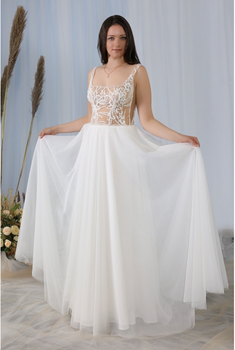 Hochzeitskleid für braut von Schantal, Kollektion Butterfly, Modell 2304. Foto 1