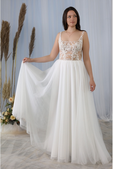 Hochzeitskleid für braut von Schantal, Kollektion Butterfly, Modell 2304. Foto 2