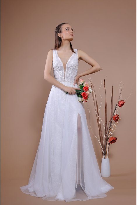 Hochzeitskleid für braut von Schantal, Kollektion Traum, Modell 2321. Foto 2