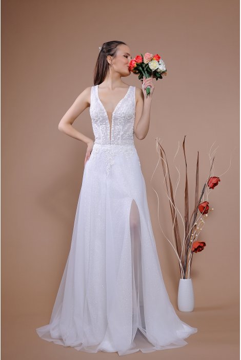 Hochzeitskleid für braut von Schantal, Kollektion Traum, Modell 2321. Foto 3