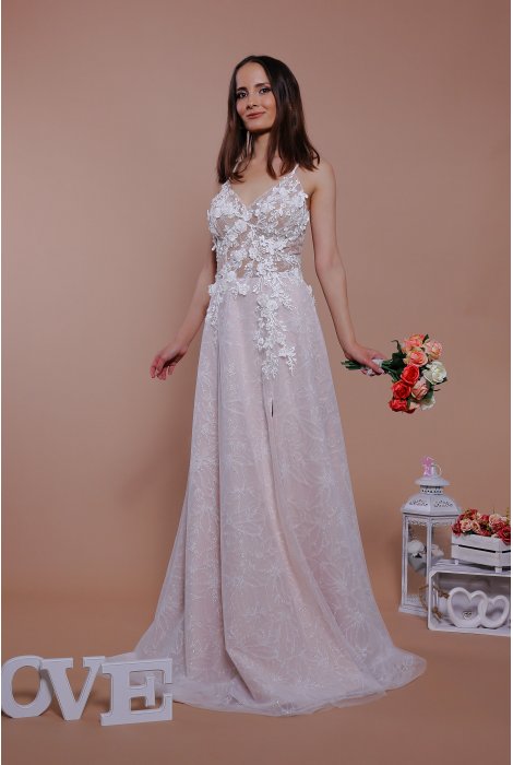Hochzeitskleid für braut von Schantal, Kollektion Traum, Modell 2323. Foto 2