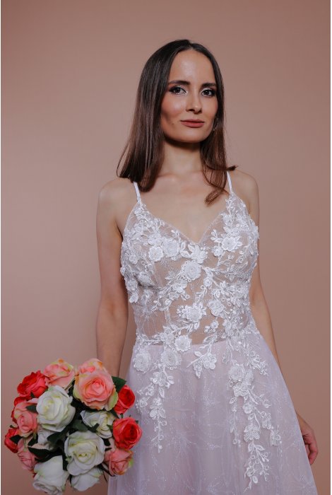 Hochzeitskleid für braut von Schantal, Kollektion Traum, Modell 2323. Foto 6