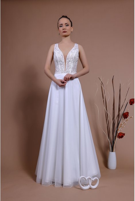 Hochzeitskleid für braut von Schantal, Kollektion Traum, Modell 2326. Foto 3