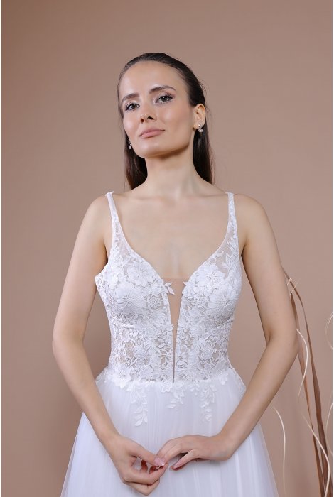 Hochzeitskleid für braut von Schantal, Kollektion Traum, Modell 2329. Foto 4