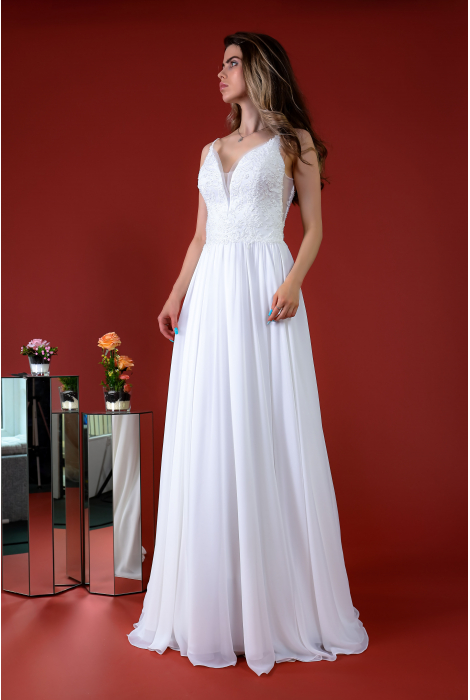 Hochzeitskleid für braut von Schantal, Kollektion Kiara, Modell 2335. Foto 3
