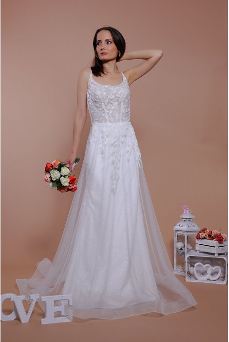 Hochzeitskleid für braut von Schantal, Kollektion Traum, Modell 2323. Foto 1