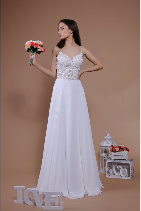 Hochzeitskleid für braut von Schantal, Kollektion Traum, Modell 28014-3. Foto 4
