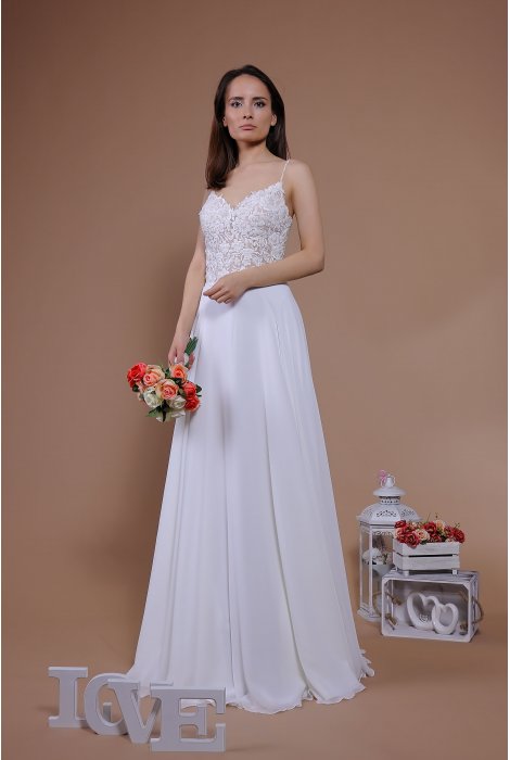 Hochzeitskleid für braut von Schantal, Kollektion Traum, Modell 28014-3. Foto 5