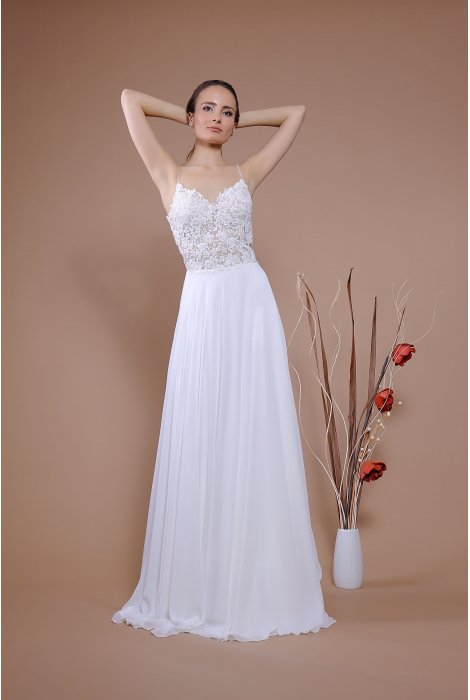 Hochzeitskleid für braut von Schantal, Kollektion Traum, Modell 28014-3. Foto 1