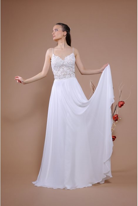 Hochzeitskleid für braut von Schantal, Kollektion Traum, Modell 28014-3. Foto 3