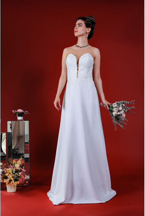 Hochzeitskleid für braut von Schantal, Kollektion Kiara, Modell 28030 - 1. Foto 4