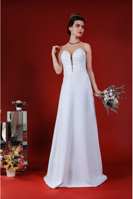 Hochzeitskleid für braut von Schantal, Kollektion Kiara, Modell 28030 - 1. Foto 3