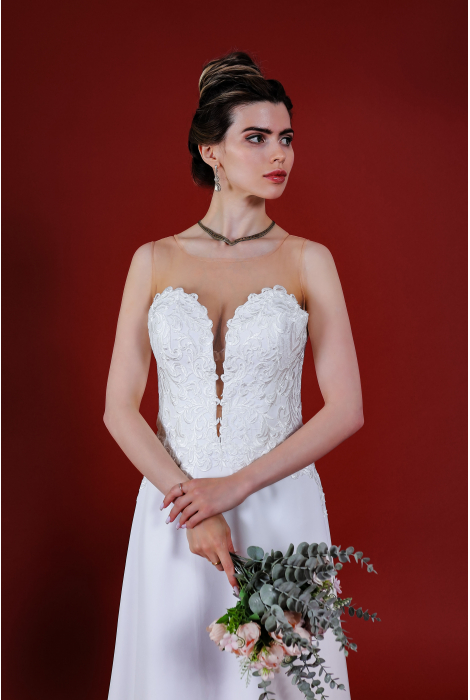 Hochzeitskleid für braut von Schantal, Kollektion Kiara, Modell 28030 - 1. Foto 2