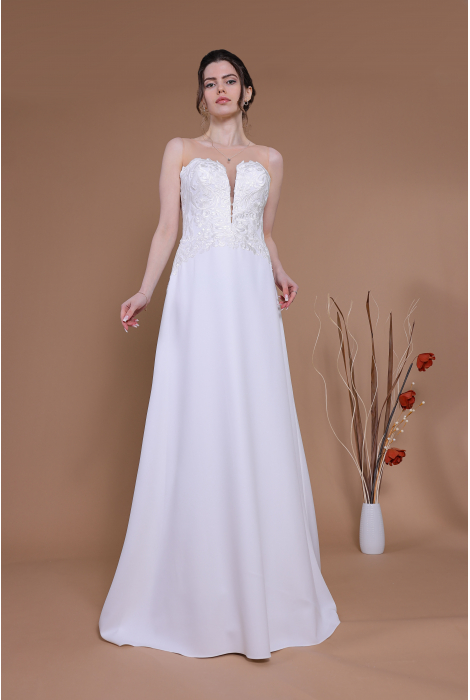 Hochzeitskleid für braut von Schantal, Kollektion Traum, Modell 28030 - 2. Foto 4
