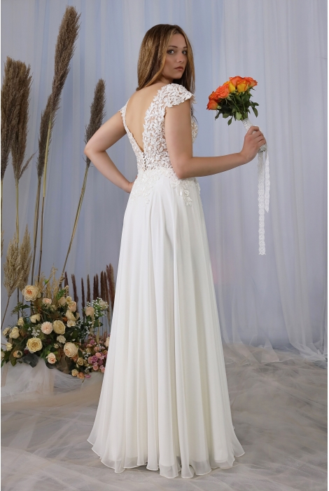 Hochzeitskleid für braut von Schantal, Kollektion Butterfly, Modell 28402. Foto 4