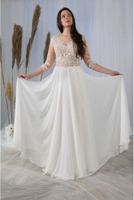 Hochzeitskleid für braut von Schantal, Kollektion Sale, Modell 28406. Foto 1