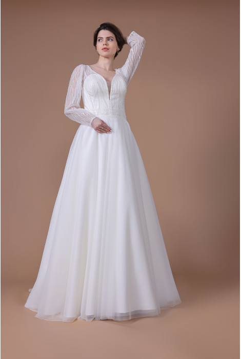 Hochzeitskleid für braut von Schantal, Kollektion Traum, Modell 28410. Foto 2