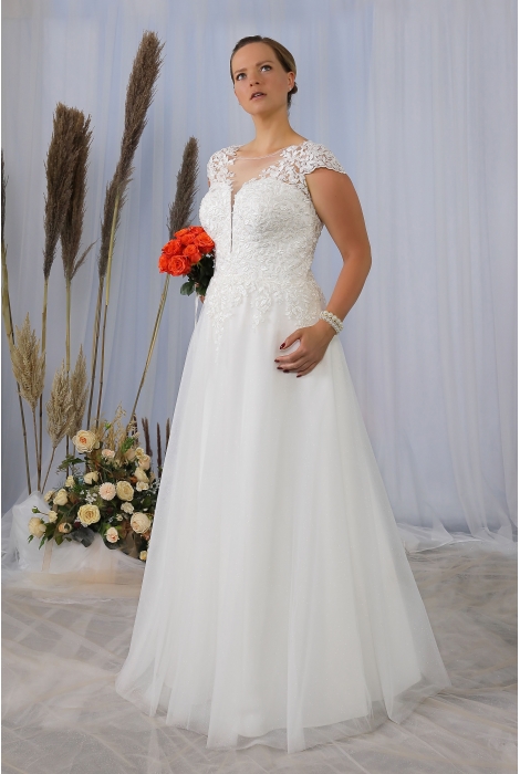 Hochzeitskleid für braut von Schantal, Kollektion Sale, Modell 28412 XXL. Foto 1