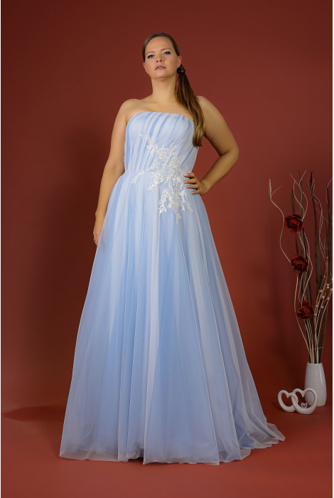 Hochzeitskleid für braut von Schantal, Kollektion Queen XXL, Modell 52002. Foto 5