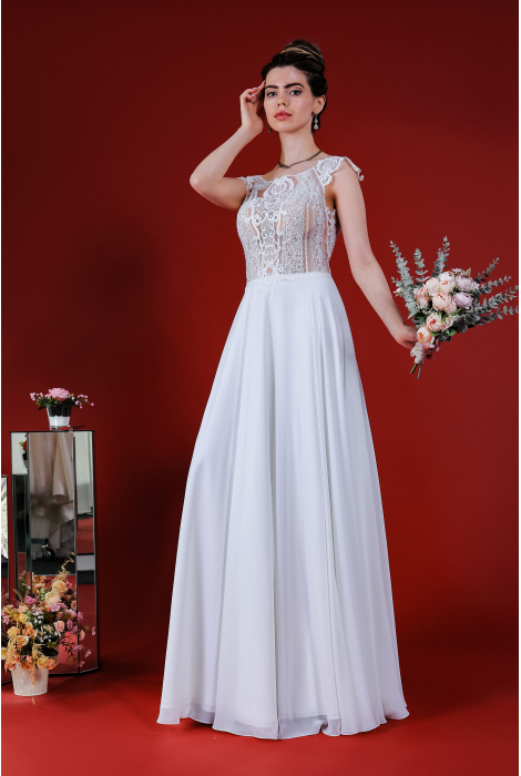 Hochzeitskleid für braut von Schantal, Kollektion Kiara, Modell 52004. Foto 4