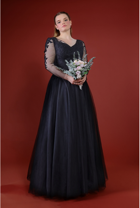 Hochzeitskleid für braut von Schantal, Kollektion Queen XXL, Modell 52013. Foto 5