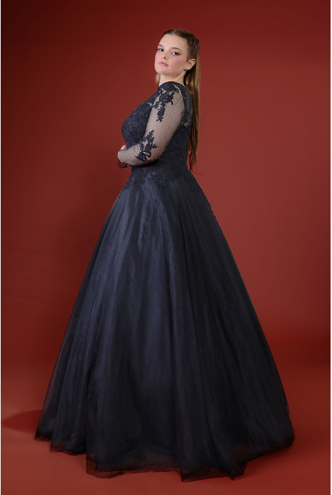 Hochzeitskleid für braut von Schantal, Kollektion Queen XXL, Modell 52013. Foto 6