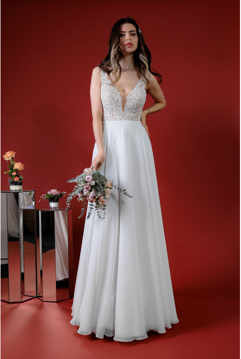 Hochzeitskleid für braut von Schantal, Kollektion Kiara, Modell 52014. Foto 3