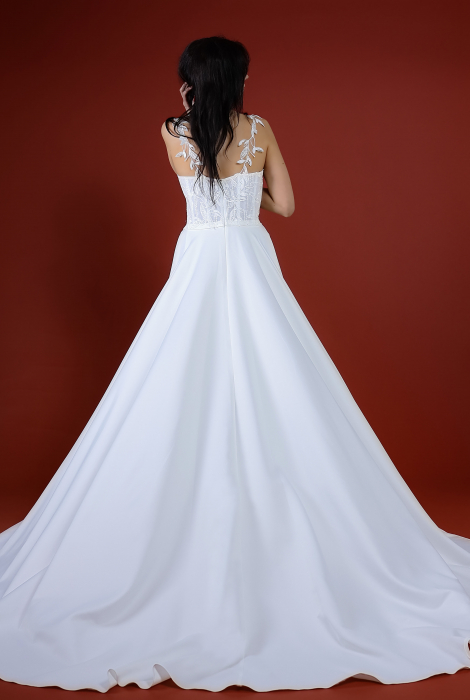 Hochzeitskleid für braut von Schantal, Kollektion Kiara, Modell 52016 . Foto 6