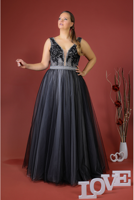 Hochzeitskleid für braut von Schantal, Kollektion Queen XXL, Modell 52018. Foto 5