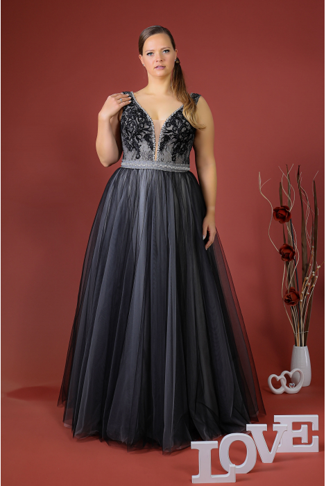 Hochzeitskleid für braut von Schantal, Kollektion Queen XXL, Modell 52018. Foto 2