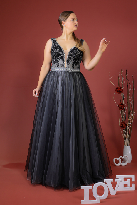 Hochzeitskleid für braut von Schantal, Kollektion Queen XXL, Modell 52018. Foto 4