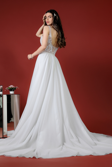 Hochzeitskleid für braut von Schantal, Kollektion Kiara, Modell 52020. Foto 5