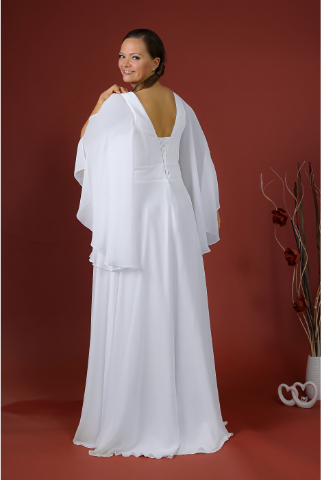 Hochzeitskleid für braut von Schantal, Kollektion Queen XXL, Modell 52021. Foto 4