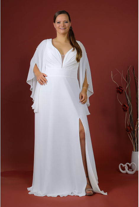 Hochzeitskleid für braut von Schantal, Kollektion Queen XXL, Modell 52021. Foto 1