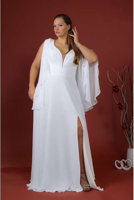 Hochzeitskleid für braut von Schantal, Kollektion Queen XXL, Modell 52021. Foto 2