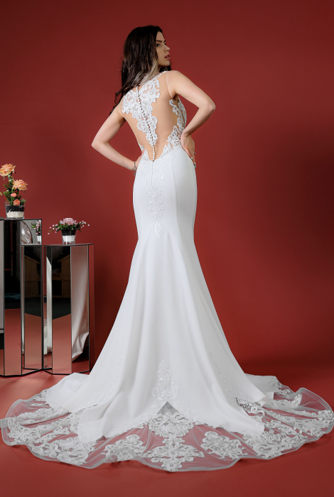 Hochzeitskleid für braut von Schantal, Kollektion Kiara, Modell 52025. Foto 4