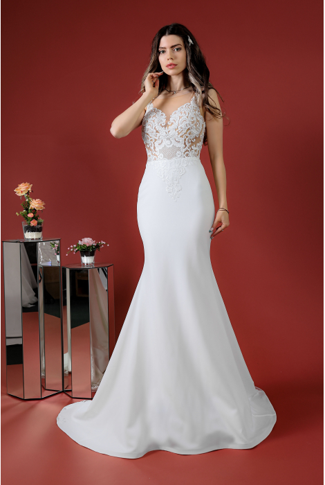 Schantal Bridal Dress, Kiara Collection, Model 52025. Photo 2