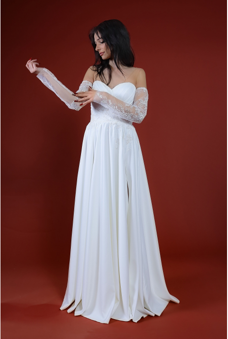 Hochzeitskleid für braut von Schantal, Kollektion Kiara, Modell 52039. Foto 4