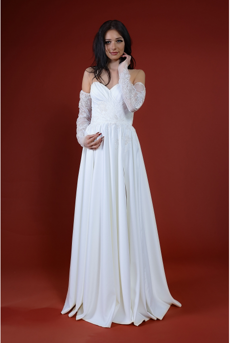 Hochzeitskleid für braut von Schantal, Kollektion Kiara, Modell 52039. Foto 5