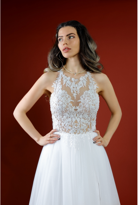 Schantal Bridal Dress, Kiara Collection, Model 52042. Photo 4