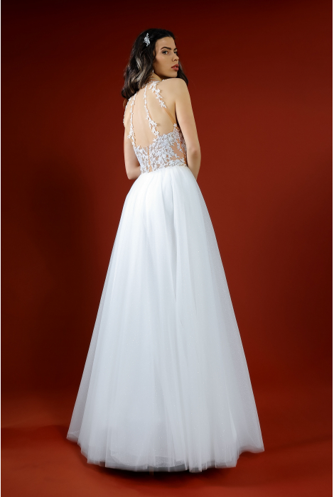 Hochzeitskleid für braut von Schantal, Kollektion Kiara, Modell 52042. Foto 5