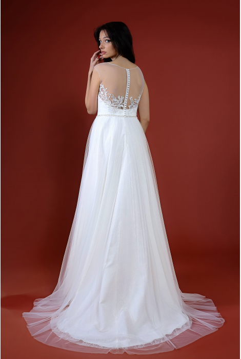 Hochzeitskleid für braut von Schantal, Kollektion Kiara, Modell 52055. Foto 5