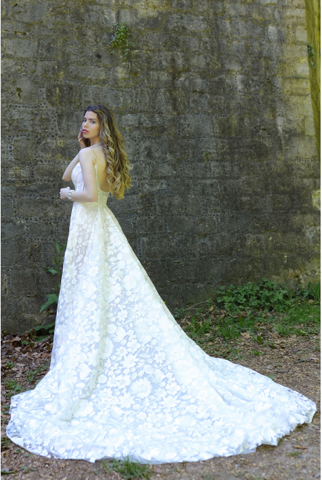 Hochzeitskleid für braut von Schantal, Kollektion Butterfly, Modell 52066. Foto 3