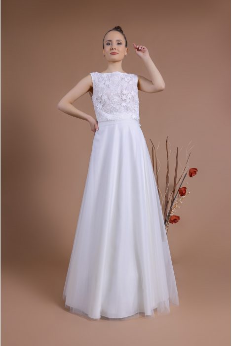 Hochzeitskleid für braut von Schantal, Kollektion Traum, Modell TOP 2200 - 7 Rock 2200 - 5. Foto 5