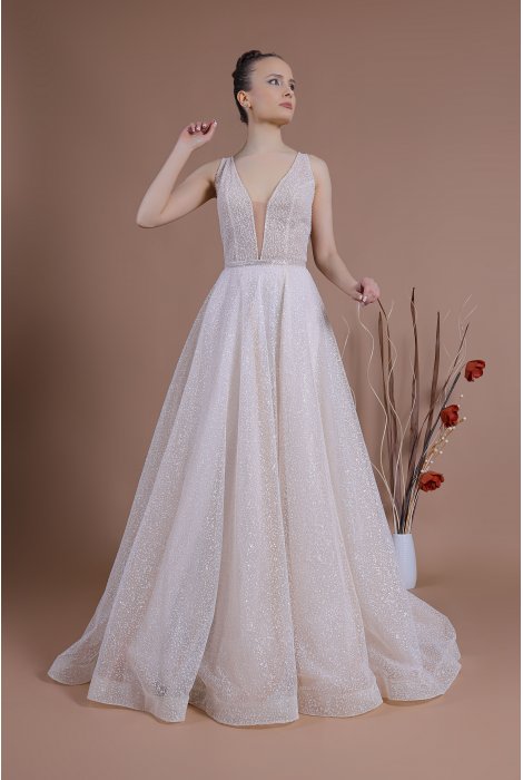 Hochzeitskleid für braut von Schantal, Kollektion Traum, Modell VA - 1750. Foto 4