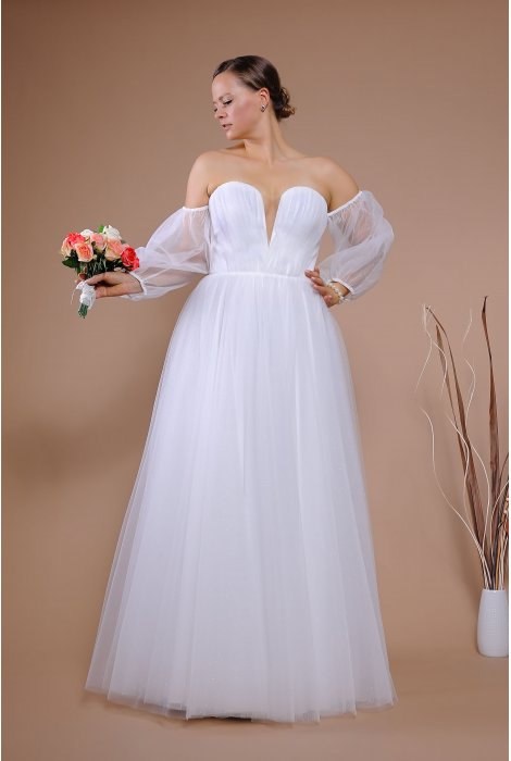 Hochzeitskleid für braut von Schantal, Kollektion Queen XXL, Modell VA 1751 XXL. Foto 1