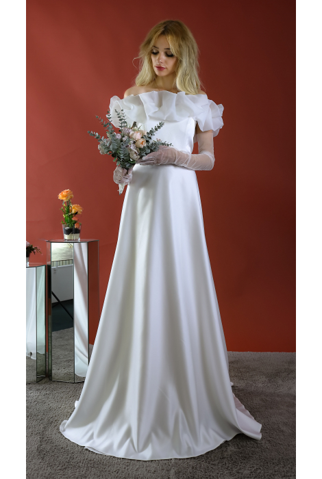 Hochzeitskleid für braut von Schantal, Kollektion Kiara, Modell VA - 1762. Foto 4