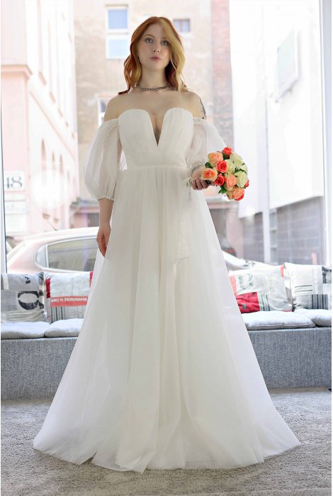 Hochzeitskleid für braut von Schantal, Kollektion Pilar, Modell VA 1751. Foto 5