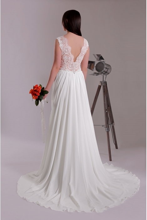Hochzeitskleid für braut von Schantal, Kollektion Butterfly, Modell 1202. Foto 4