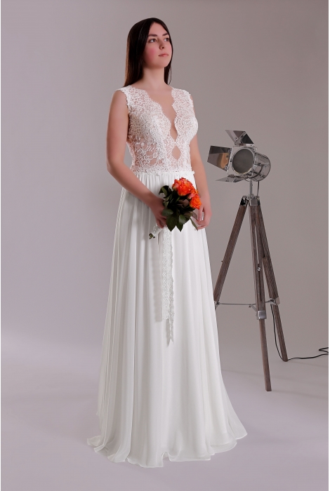 Hochzeitskleid für braut von Schantal, Kollektion Butterfly, Modell 1202. Foto 1
